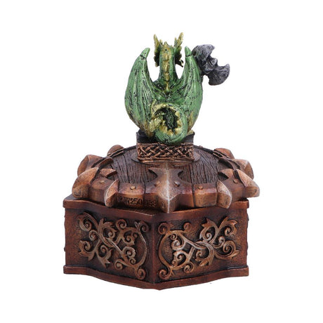 Green Dragon on Shield Box 10.5cm - Shop Boxes At Gift Moments - 4
