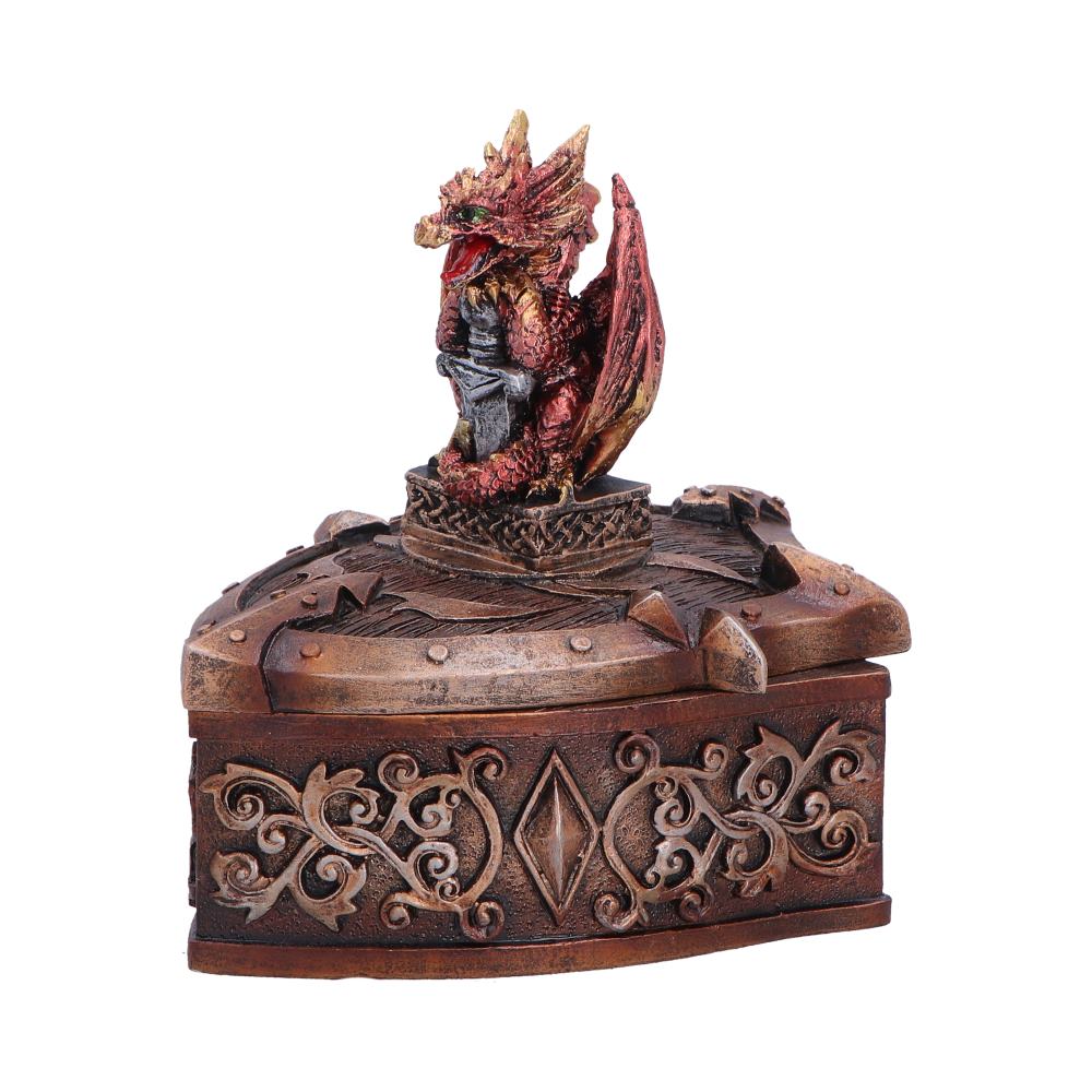 Red Dragon on Shield Box 10.5cm - Shop Boxes At Gift Moments - 3