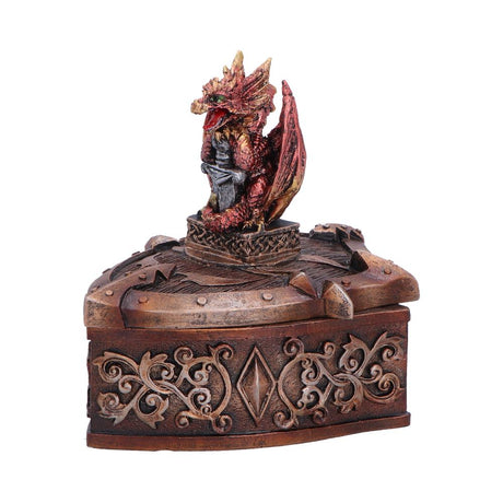 Red Dragon on Shield Box 10.5cm - Shop Boxes At Gift Moments - 3