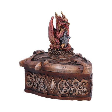 Red Dragon on Shield Box 10.5cm - Shop Boxes At Gift Moments - 5