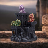 Dragonlings Keep LED Castle Display Piece 18cm - Shop Figurines Medium (15-29cm) At Gift Moments - 1