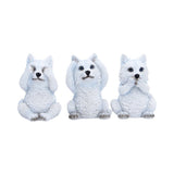 Three Wise Wolf Pups 9cm - Shop Figurines Small (Under 15cm) At Gift Moments - 2