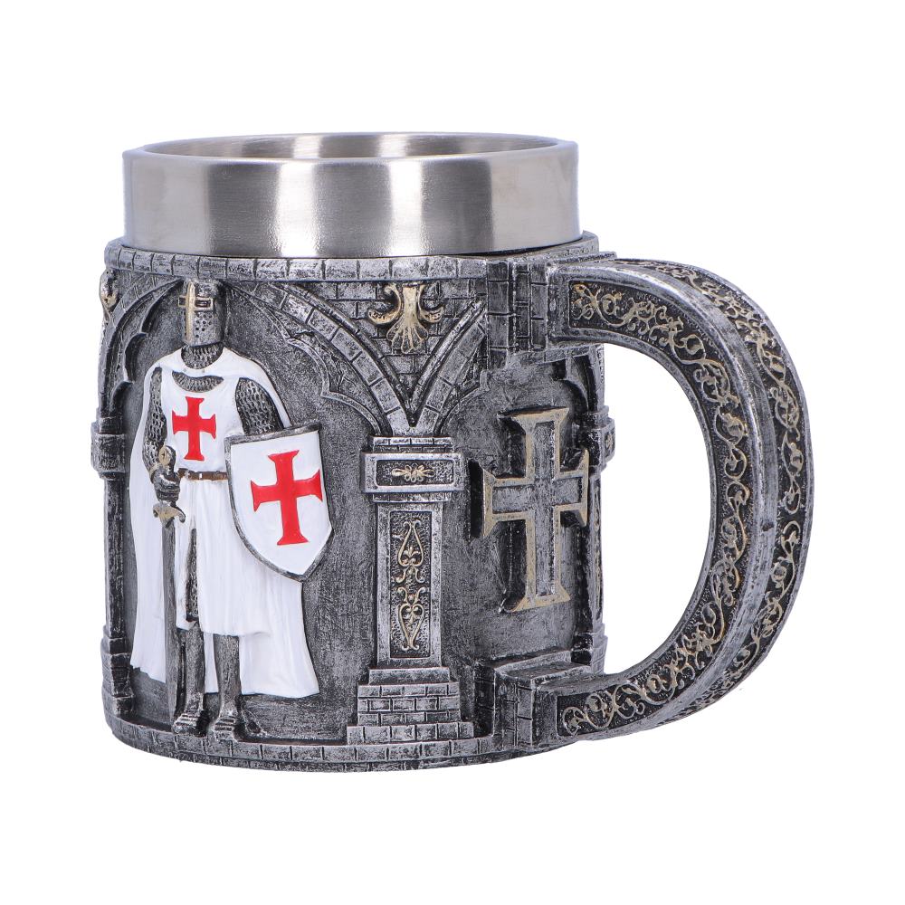 Medieval White Knight Tankard (Small) 11.9cm - Shop Tankards At Gift Moments - 3