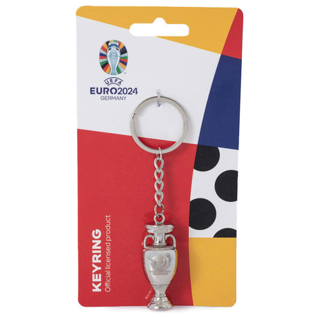UEFA Euro 2024 3D Trophy Keyring: 3 - Keyrings By UEFA Euro 2024