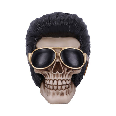 Uh Huh The King Elvis Skull Figurine: 3 - Figures & Collectables By Gift Moments