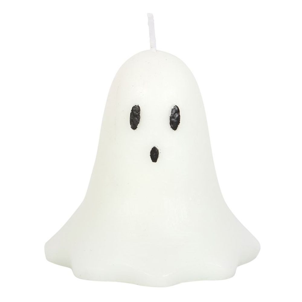 Unscented Ghost Candle 10cm: 2 - Candles By Gift Moments