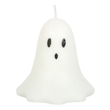 Unscented Ghost Candle 10cm: 2 - Candles By Gift Moments