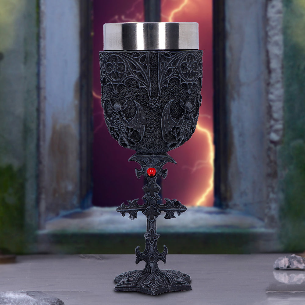 Vampires Goblet Gothic Horror Bat Wine Glass: 1 Goblets & Chalices By Gift Moments