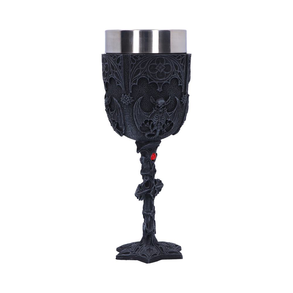Vampires Goblet Gothic Horror Bat Wine Glass: 5 Goblets & Chalices By Gift Moments