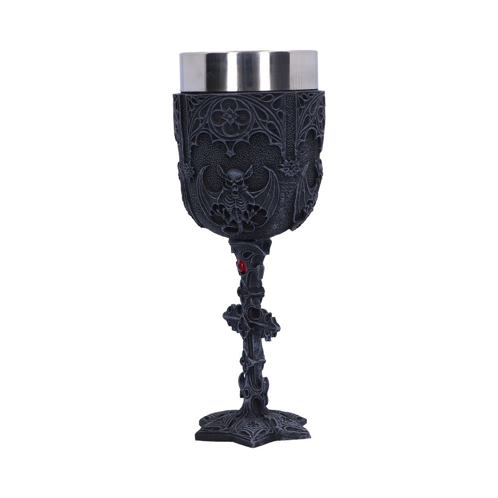 Vampires Goblet Gothic Horror Bat Wine Glass: 3 Goblets & Chalices By Gift Moments