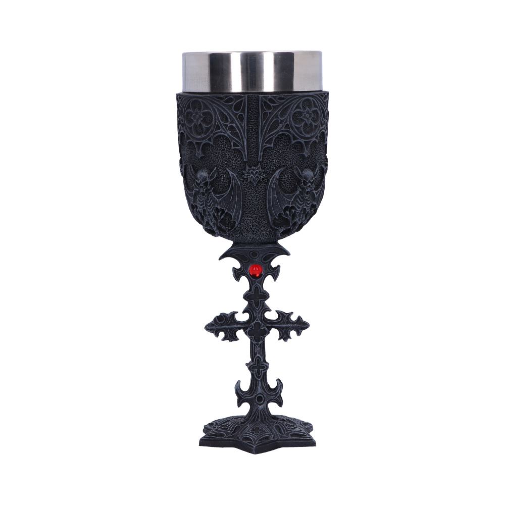 Vampires Goblet Gothic Horror Bat Wine Glass: 2 Goblets & Chalices By Gift Moments