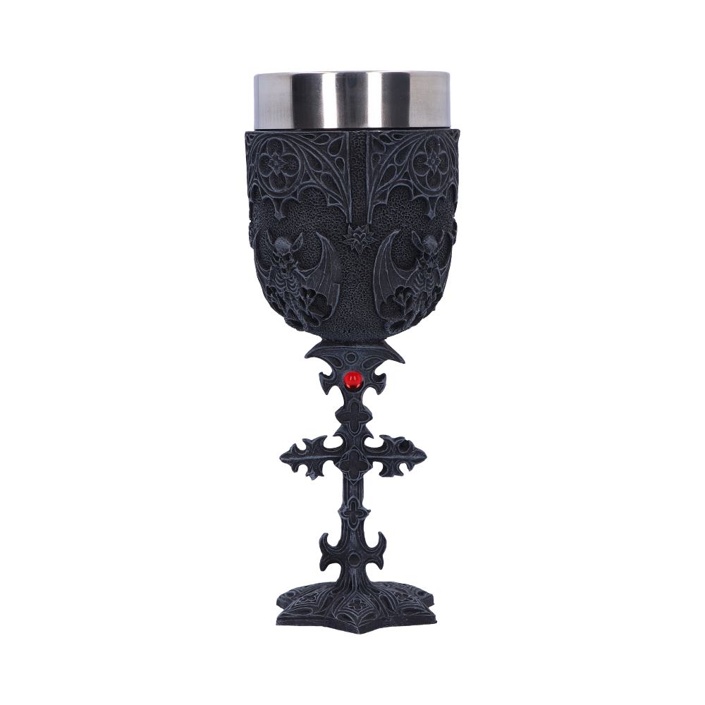 Vampires Goblet Gothic Horror Bat Wine Glass: 4 Goblets & Chalices By Gift Moments