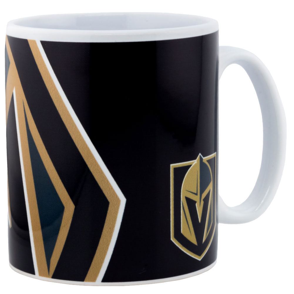 Vegas Golden Knights Cropped Logo Mug: 3 - Mugs By American Sports
