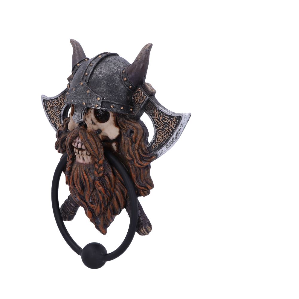 Viking Skull Door Knocker 18.5cm: 3 - Door Knockers By Gift Moments