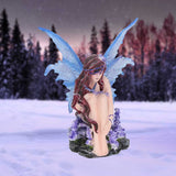 Violet Fairy with her Butterfly Azure 14cm: 1 - Figurines Small (Under 15cm) By Gift Moments