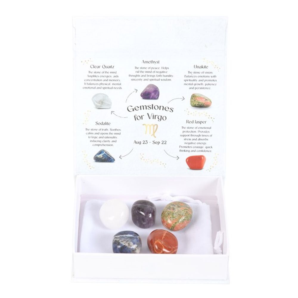 Virgo Crystal Tumblestone Set: 2 - By Gift Moments