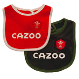 Wales RU 2 Pack Bibs PC: 1 Baby Clothing By Gift Moments
