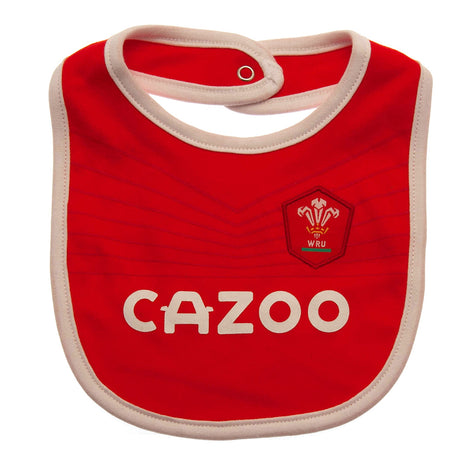 Wales RU 2 Pack Bibs PC: 2 Baby Clothing By Gift Moments