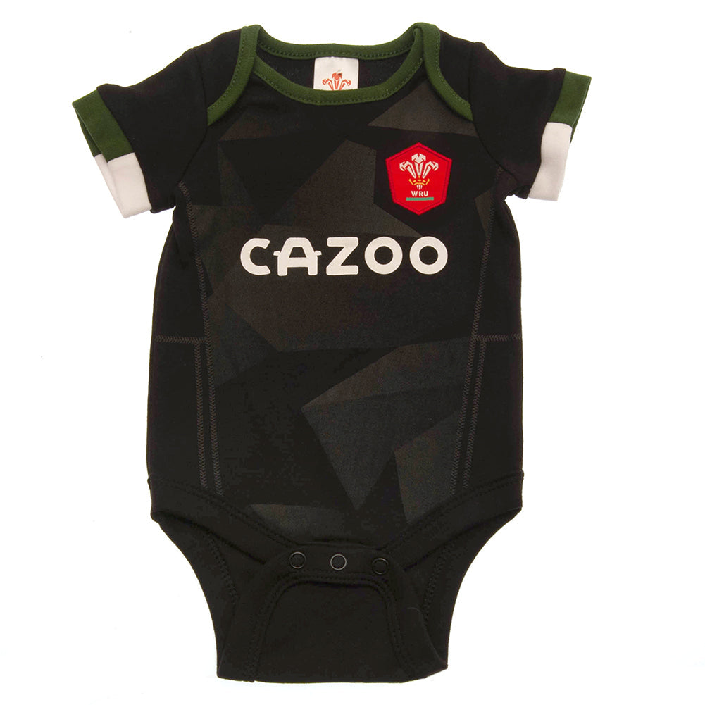Wales RU 2 Pack Bodysuit 3-6 Mths PC: 3 - Baby Clothing By Gift Moments