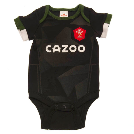 Wales RU 2 Pack Bodysuit 3-6 Mths PC: 3 - Baby Clothing By Gift Moments