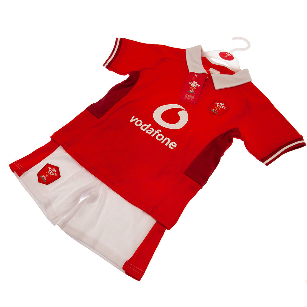 Wales RU Shirt & Short Set 6/9 mths SP: 7 - Baby Clothing By Gift Moments
