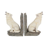 Wardens of the North White Wolf Bookends: 2 - Bookends By Gift Moments