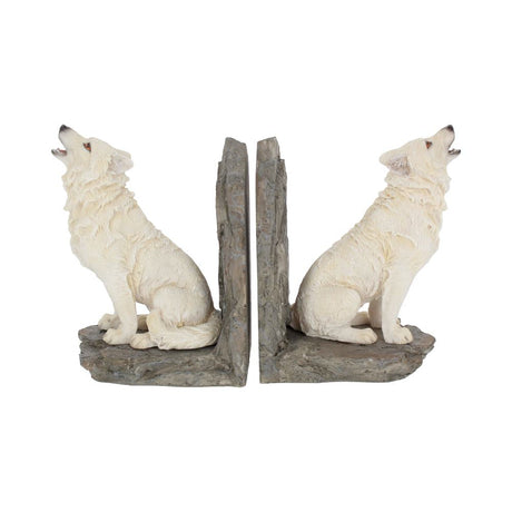 Wardens of the North White Wolf Bookends: 2 - Bookends By Gift Moments