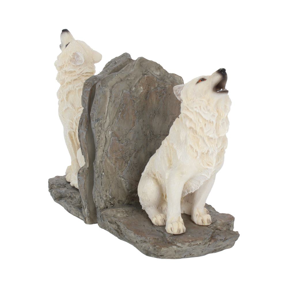 Wardens of the North White Wolf Bookends - Shop Bookends At Gift Moments - 3