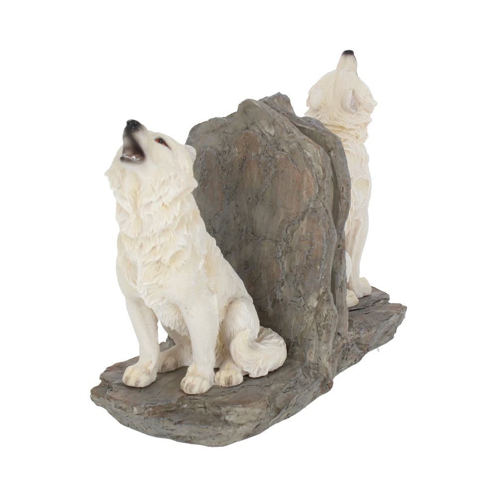 Wardens of the North White Wolf Bookends: 4 - Bookends By Gift Moments