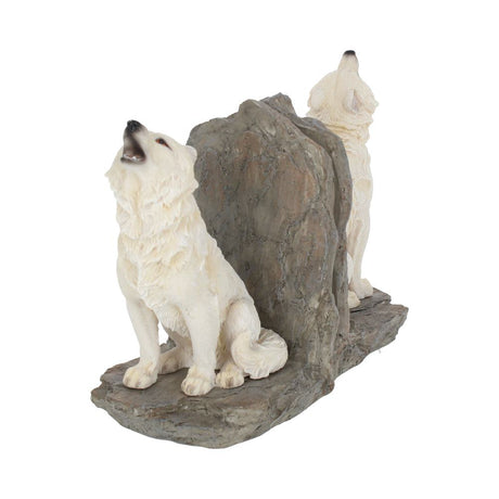 Wardens of the North White Wolf Bookends: 4 - Bookends By Gift Moments
