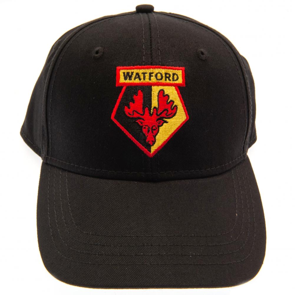 Watford FC Core Black Cap: 2 - Caps & Hats By Watford
