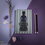 Soft cover Notebook Wednesday this is my writing time purple