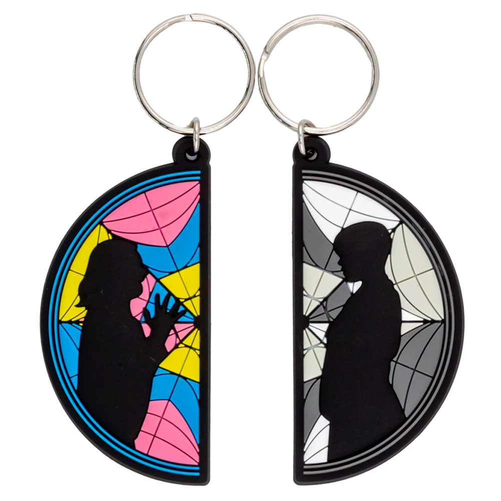 Wednesday 2pk Friendship PVC Keyring Set: 1 - Keyrings By Wednesday