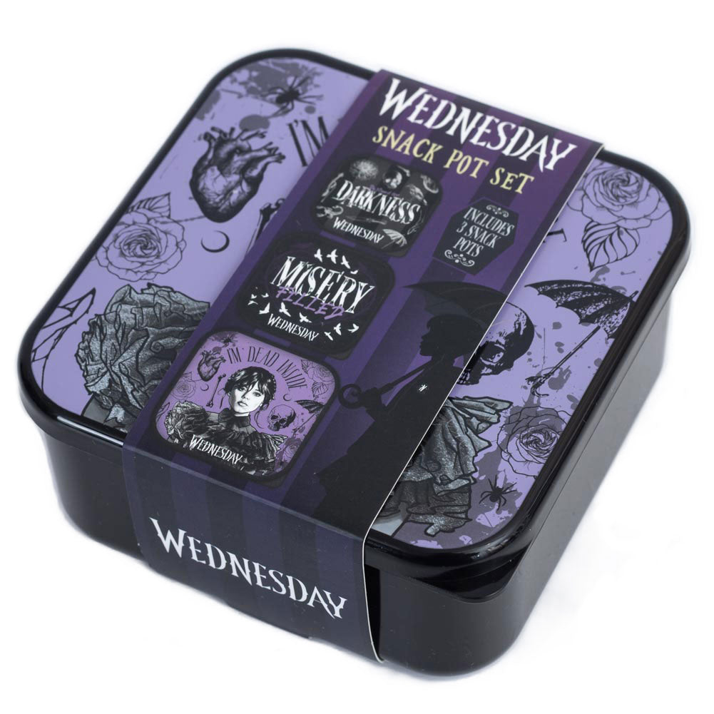 Wednesday 3 in 1 Snack Pots: 4 - Lunch Boxes & Bags By Wednesday