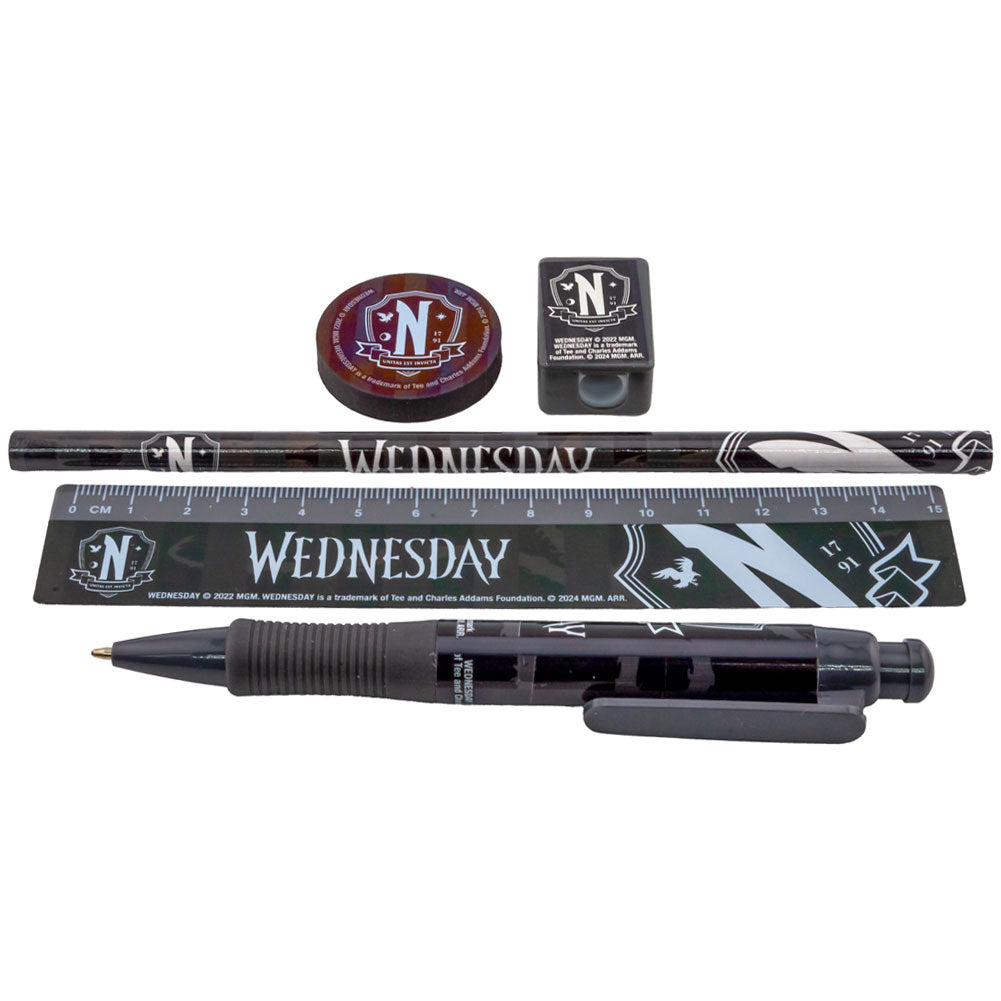 Wednesday 5pc Stationery Set: 1 - Pencil Cases & Sets By Wednesday