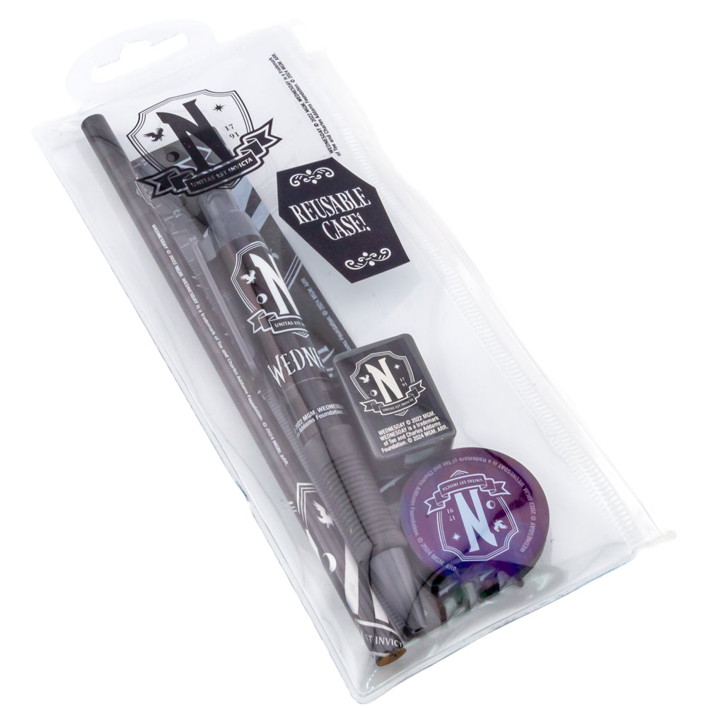 Wednesday 5pc Stationery Set: 2 - Pencil Cases & Sets By Wednesday