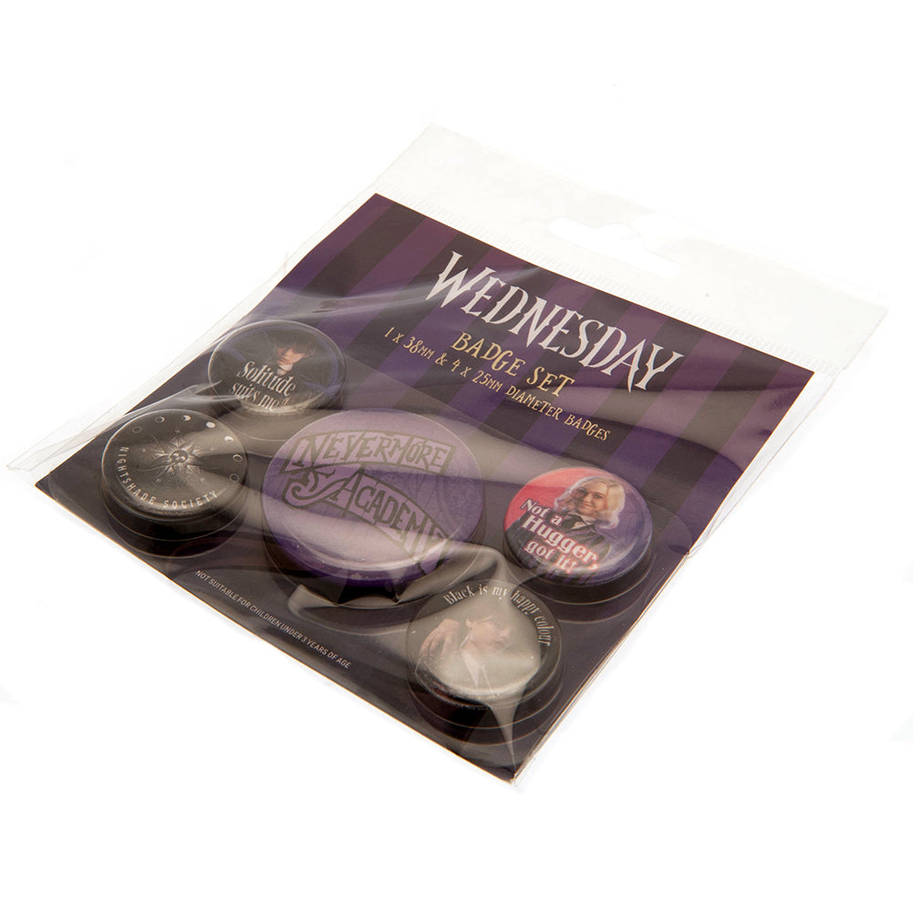 Wednesday Button Badge Set: 3 - Badges By Wednesday