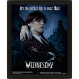 Wednesday 3D Lenticular Framed Picture: 3 - Wall Art By Wednesday