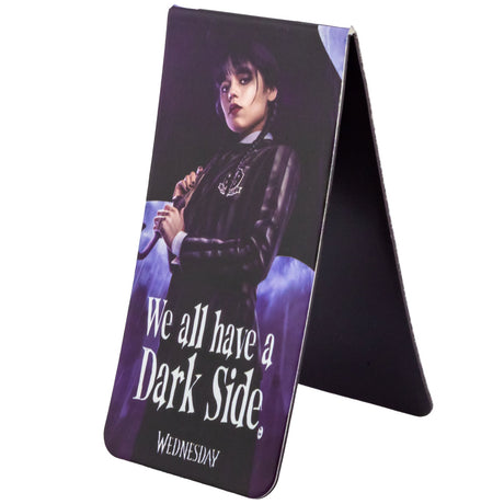 Wednesday Addams Dark Side Magnetic Bookmark: 1 - Bookmarks By Wednesday