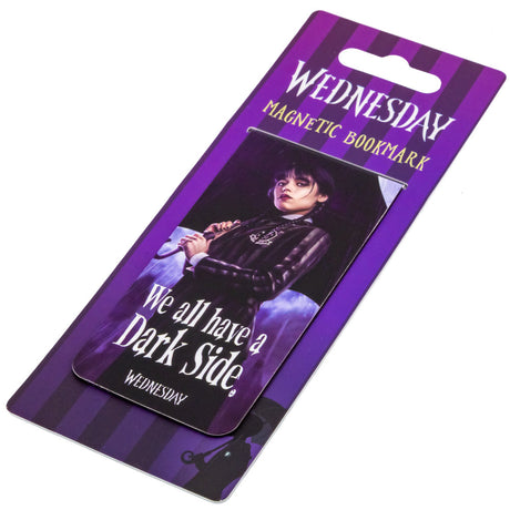 Wednesday Addams Dark Side Magnetic Bookmark: 5 - Bookmarks By Wednesday
