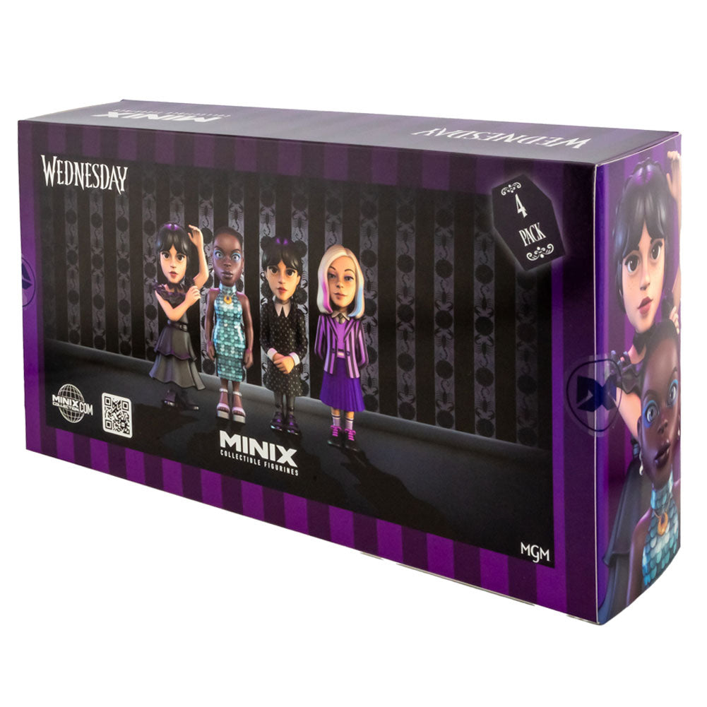 Wednesday MINIX Collectible Figurines 4-Pack: 8 - Figures & Collectables By Stranger Things