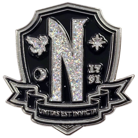Wednesday Nevermore Pin Badge: 1 - Badges By Wednesday