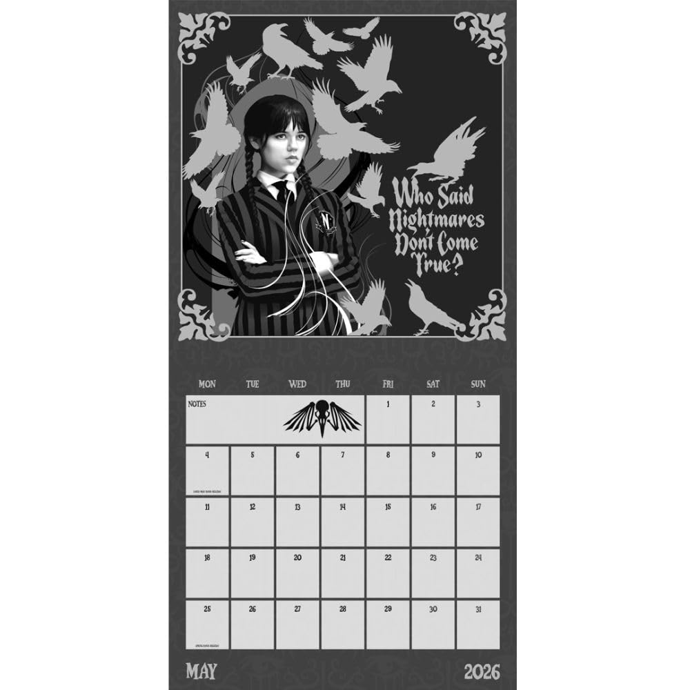 Wednesday Square Calendar 2026: 2 - Calendars By Wednesday