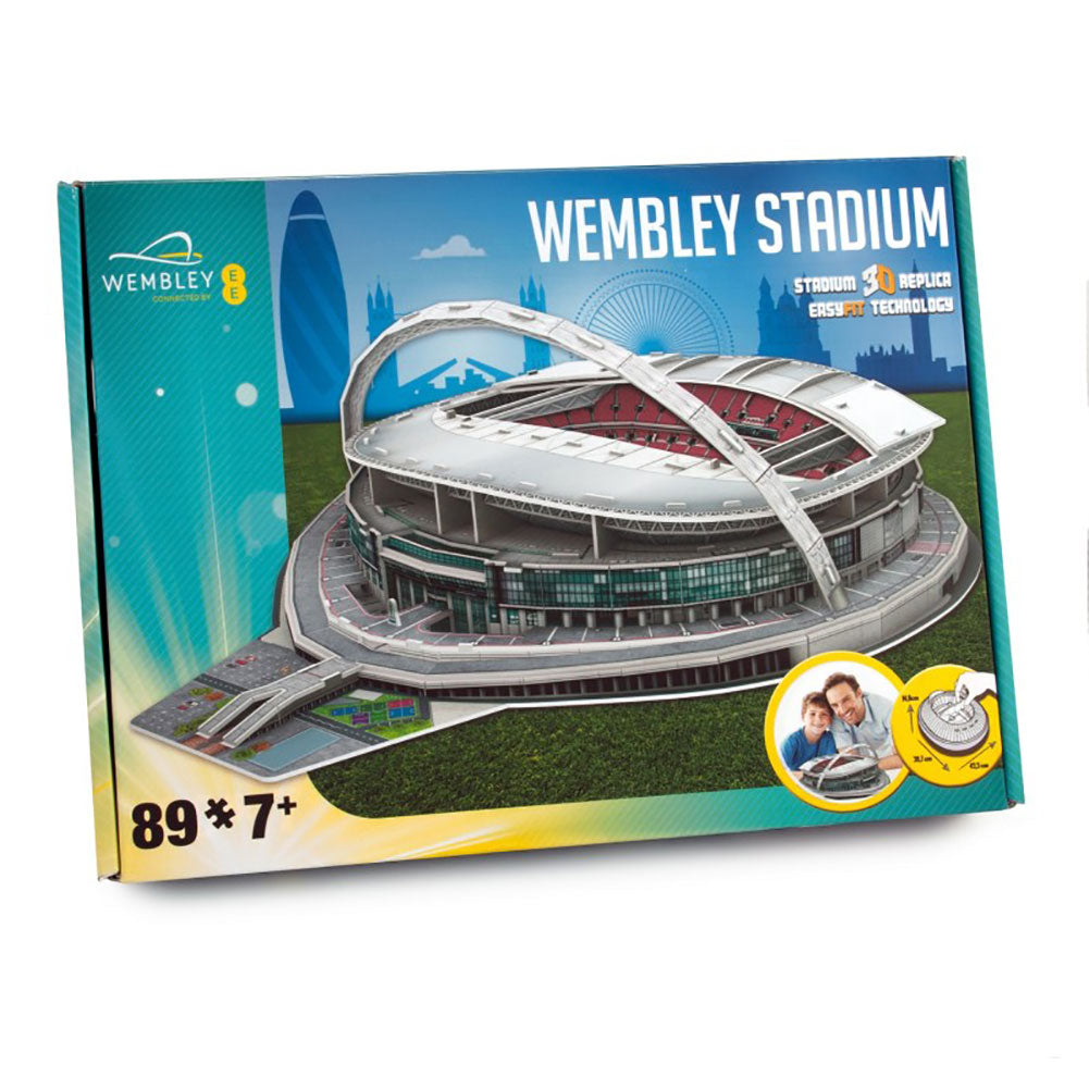 Wembley 3D Stadium Puzzle - 89 Pieces: 3 - Puzzles & Games By England