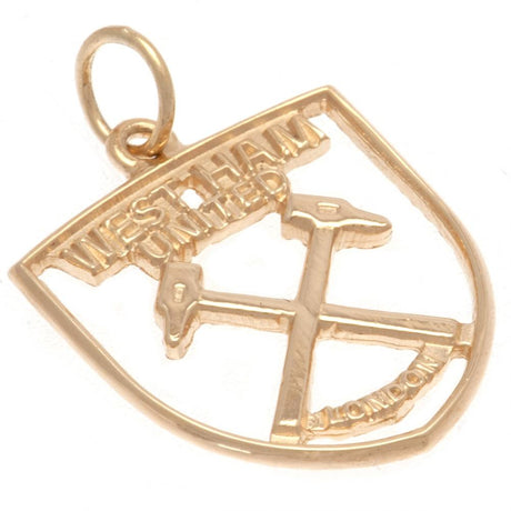 West Ham United FC 9ct Gold Pendant Crest: 1 - Jewellery By West Ham United