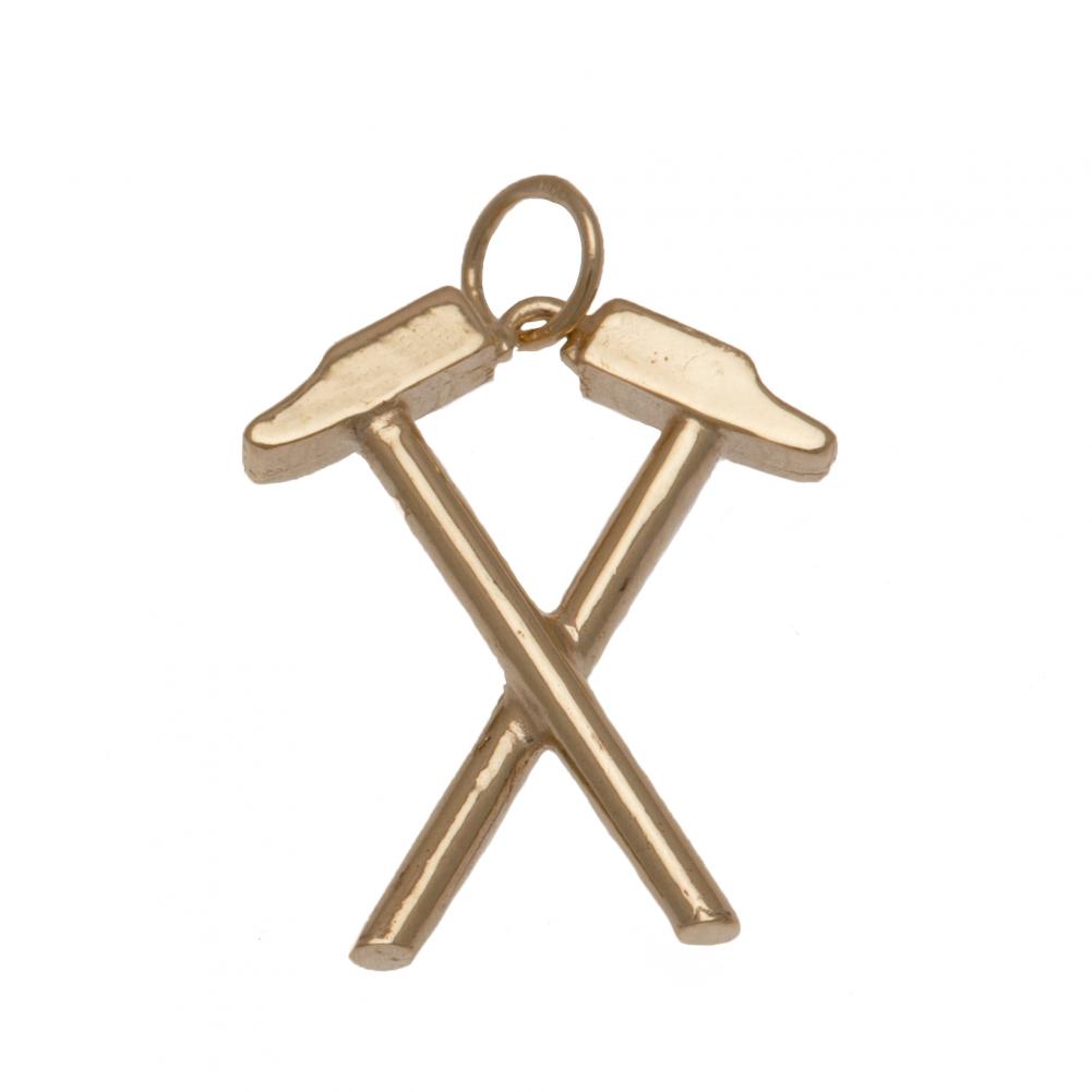 West Ham United FC Gold Hammers Pendant: 2 - Jewellery By West Ham United