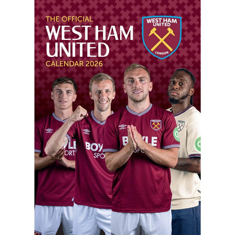 West Ham United FC A3 Calendar 2026: 1 - Calendars By West Ham United