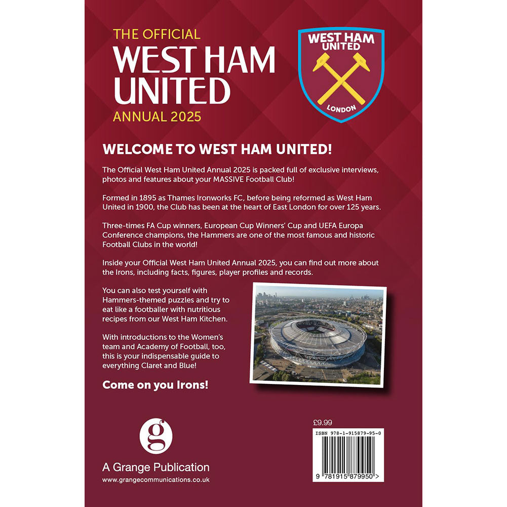 West Ham United FC Annual 2025: 4 - Books By West Ham United