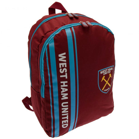 West Ham United FC Stripe Backpack: 2 Bags By West Ham United