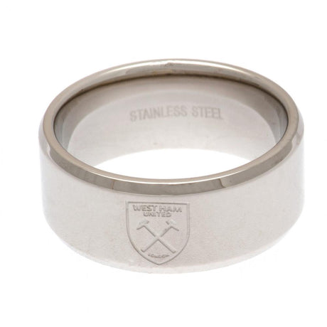 West Ham United FC Band Ring Medium: 2 - Jewellery By West Ham United